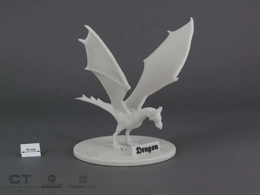 3D printed dragon figure